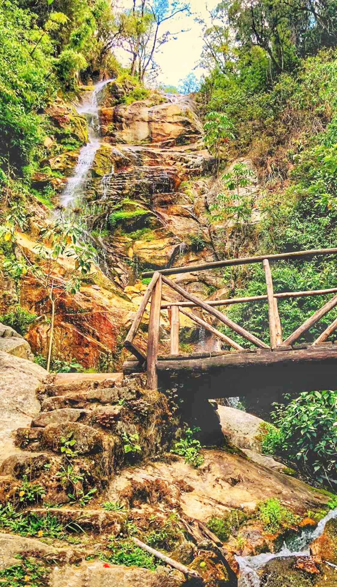 waterfall inca trail 1 day